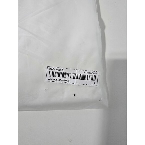 SHEIN DAZY Women's Solid Color Crew Neck Short Sleeve Blouse Size Large - Picture 7 of 8